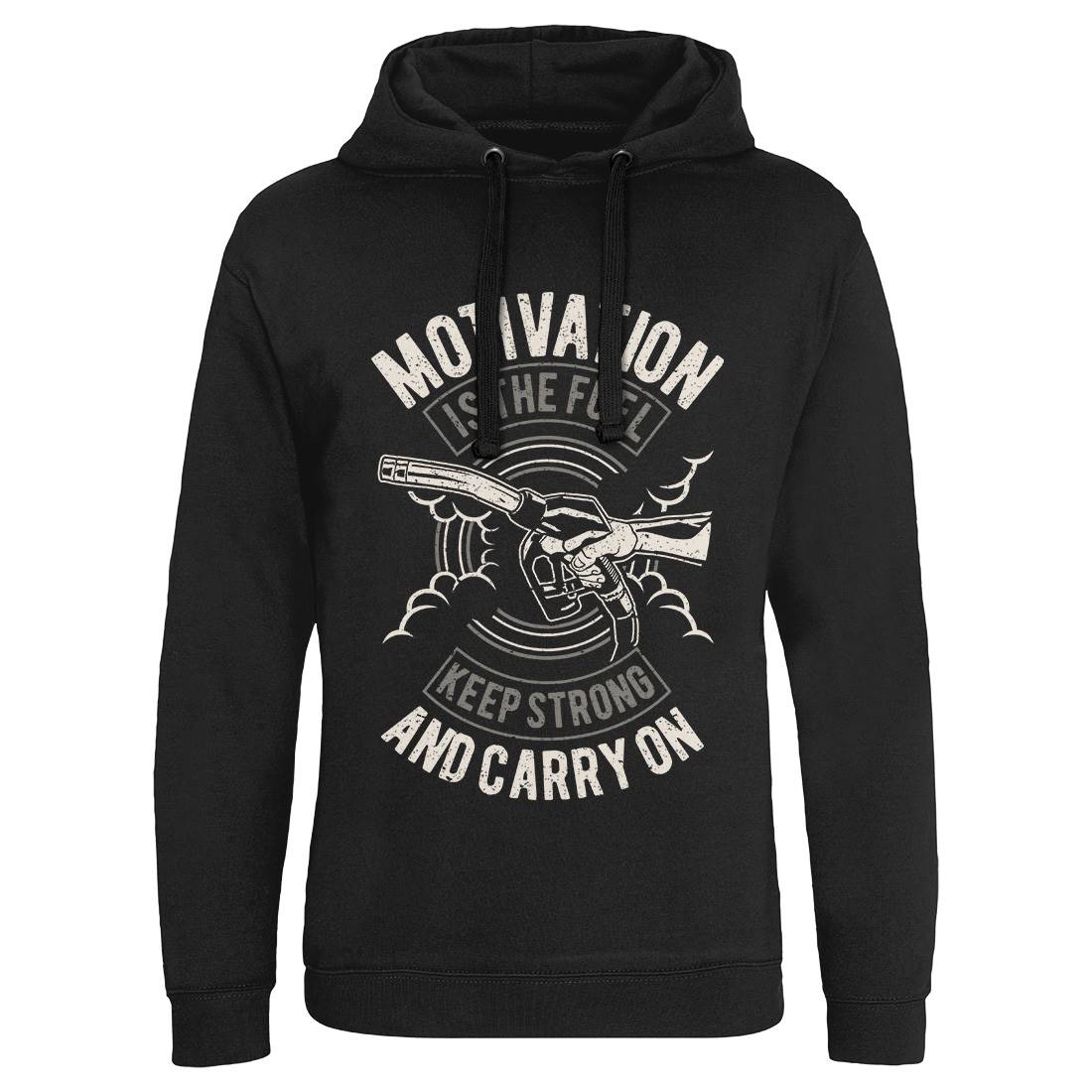 Motivation Is The Fuel Mens Hoodie Without Pocket Gym A717