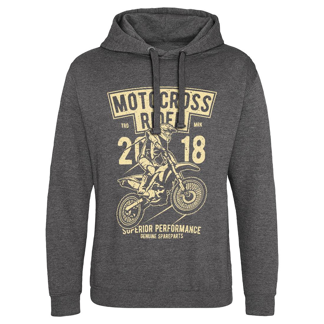 Motocross Rider Mens Hoodie Without Pocket Motorcycles A718