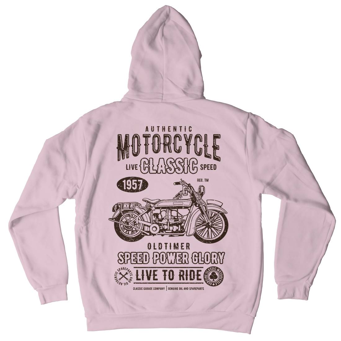 Classic Kids Crew Neck Hoodie Motorcycles A719