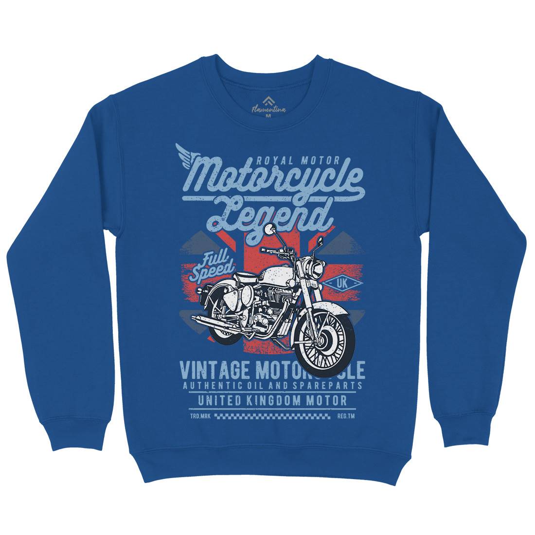 Legend Kids Crew Neck Sweatshirt Motorcycles A721