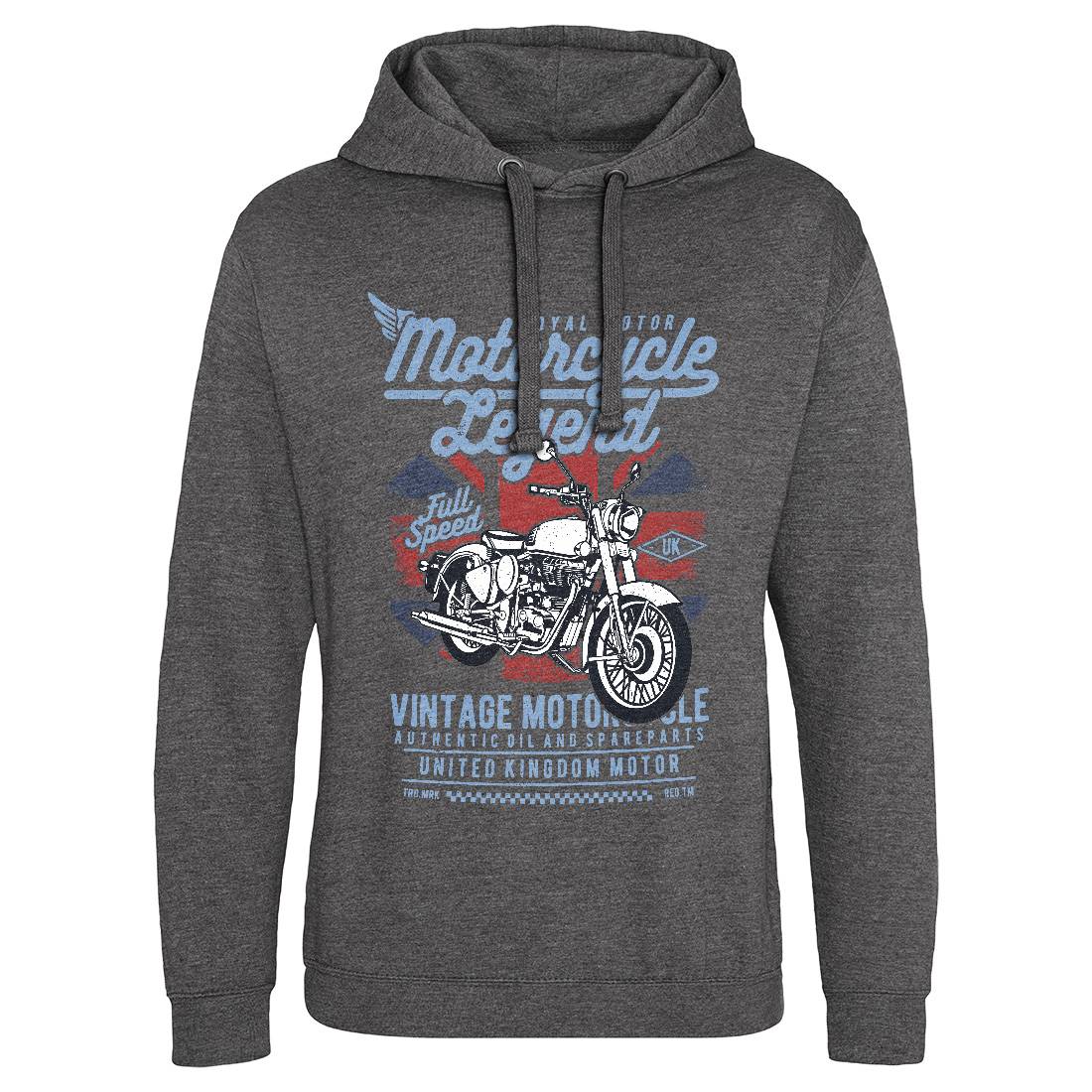 Legend Mens Hoodie Without Pocket Motorcycles A721