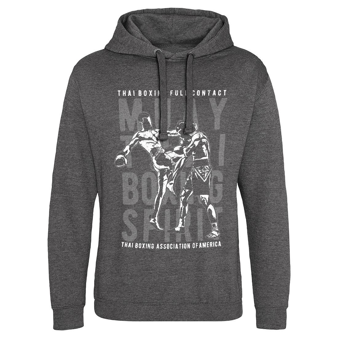 Muay Thai Mens Hoodie Without Pocket Sport A722