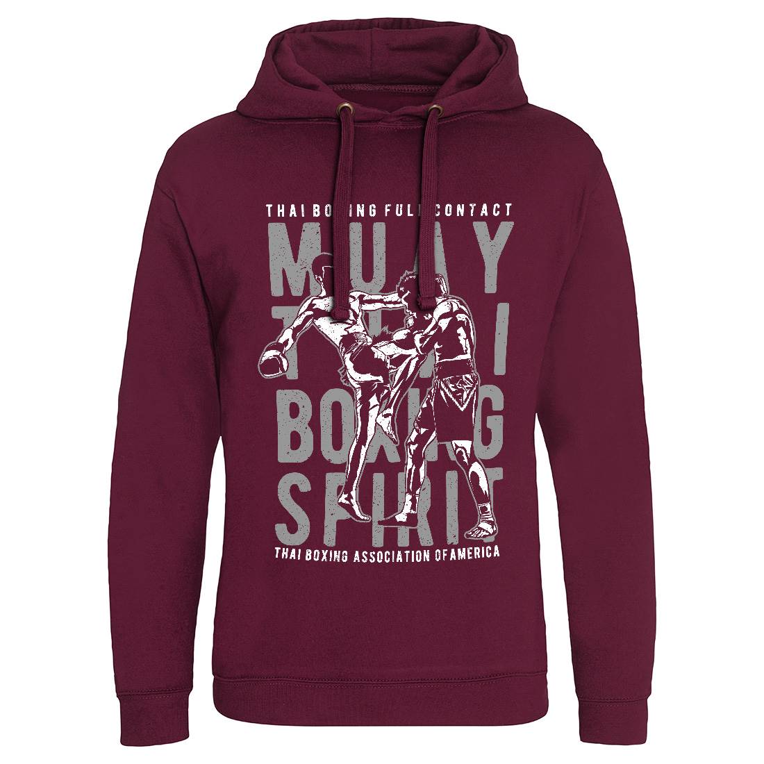 Muay Thai Mens Hoodie Without Pocket Sport A722