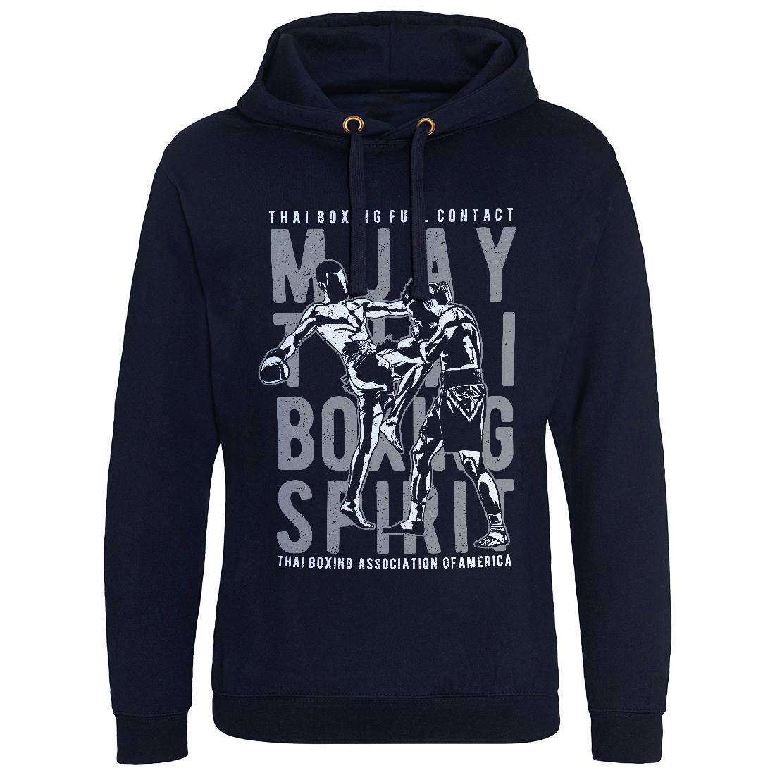 Muay Thai Mens Hoodie Without Pocket Sport A722