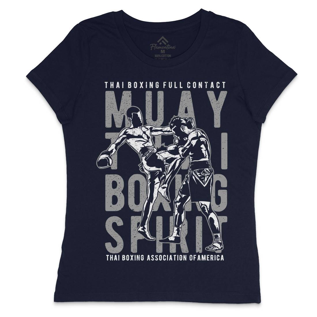 Muay Thai Womens Crew Neck T-Shirt Sport A722