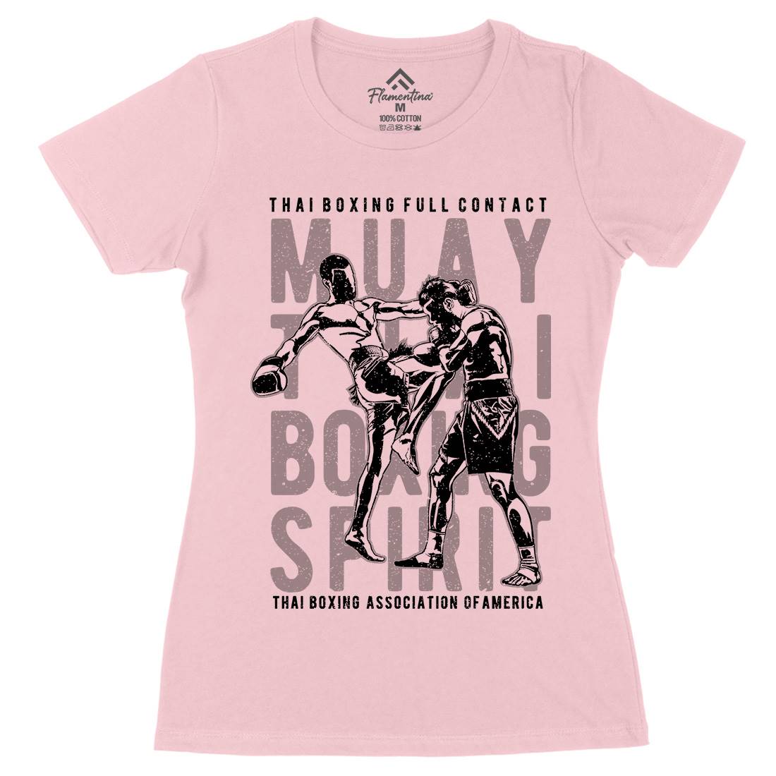 Muay Thai Womens Organic Crew Neck T-Shirt Sport A722