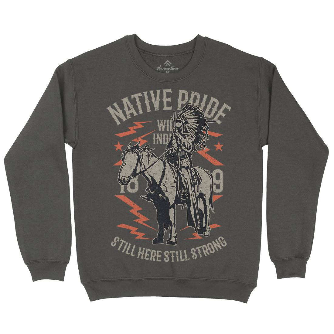 Native Pride Kids Crew Neck Sweatshirt American A724