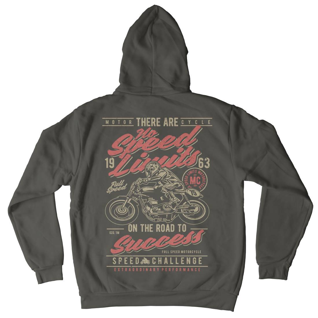 No Speed Limits Kids Crew Neck Hoodie Motorcycles A729