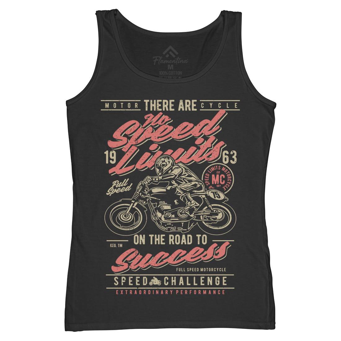 No Speed Limits Womens Organic Tank Top Vest Motorcycles A729