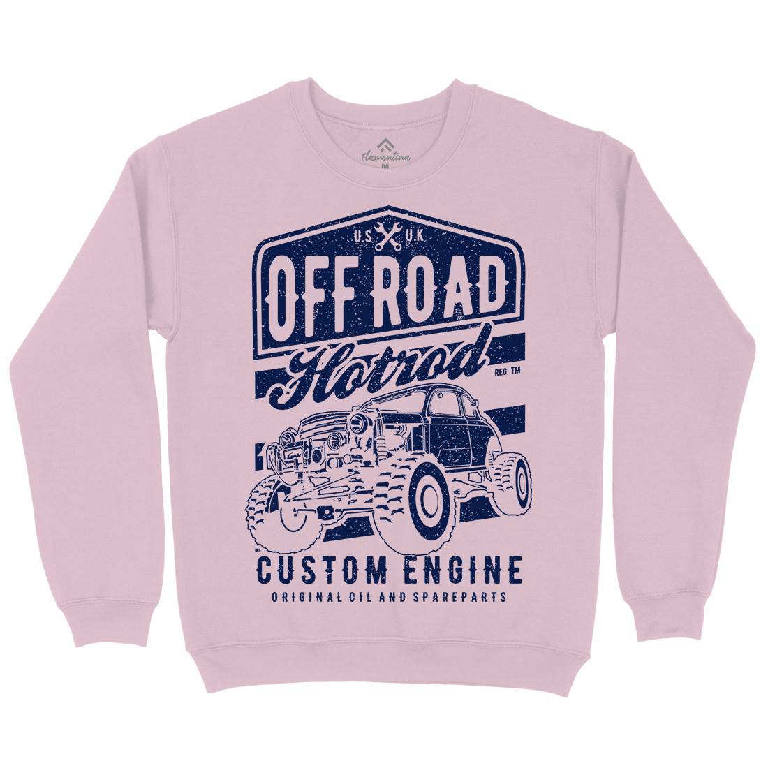 Offroad Hotrod Kids Crew Neck Sweatshirt Cars A730
