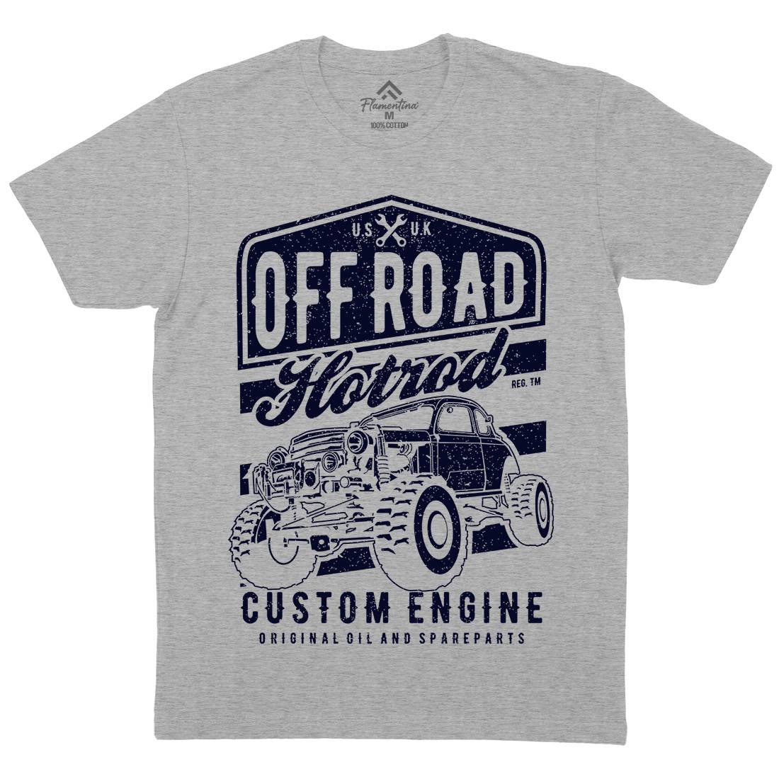 Offroad Hotrod Mens Crew Neck T-Shirt Cars A730