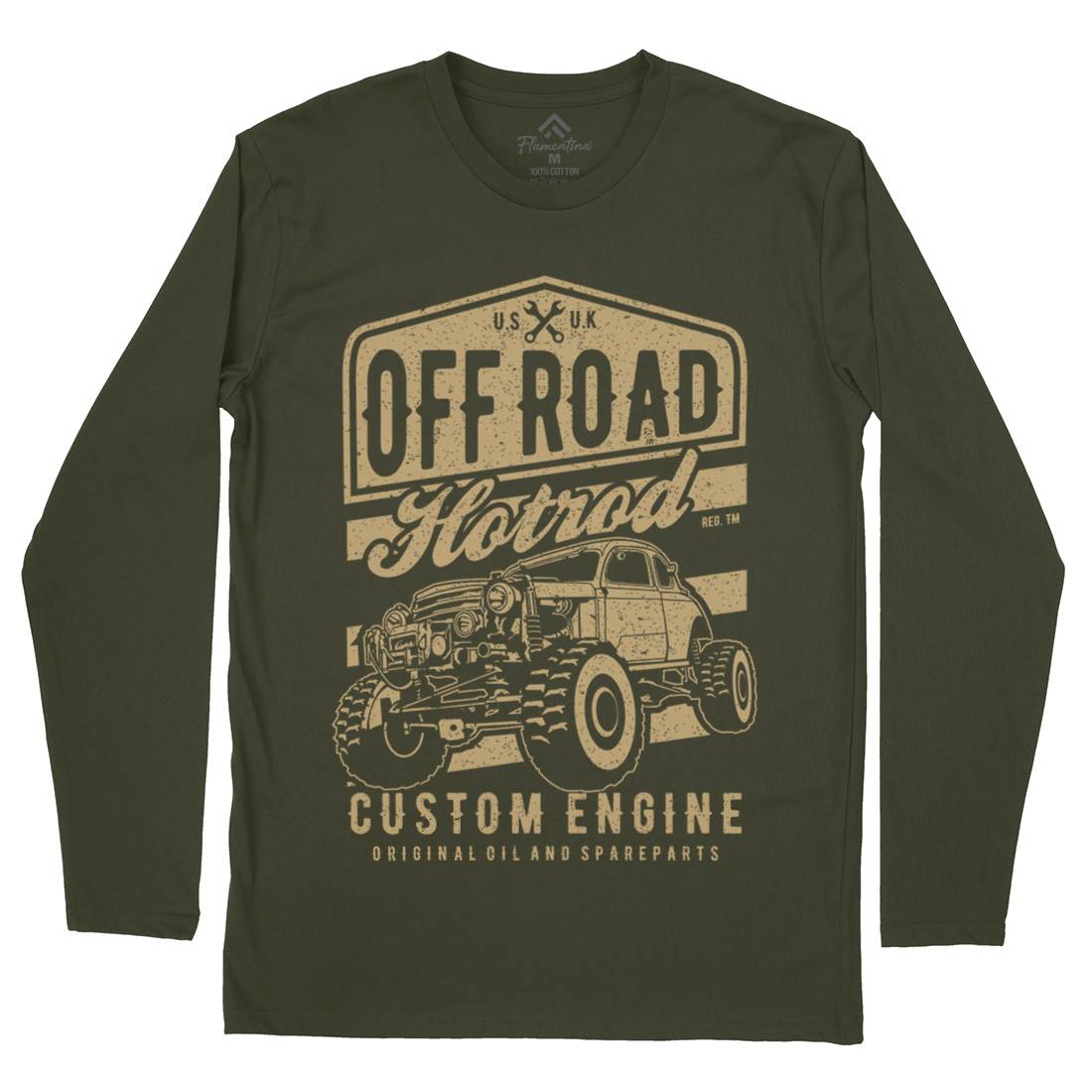 Offroad Hotrod Mens Long Sleeve T-Shirt Cars A730