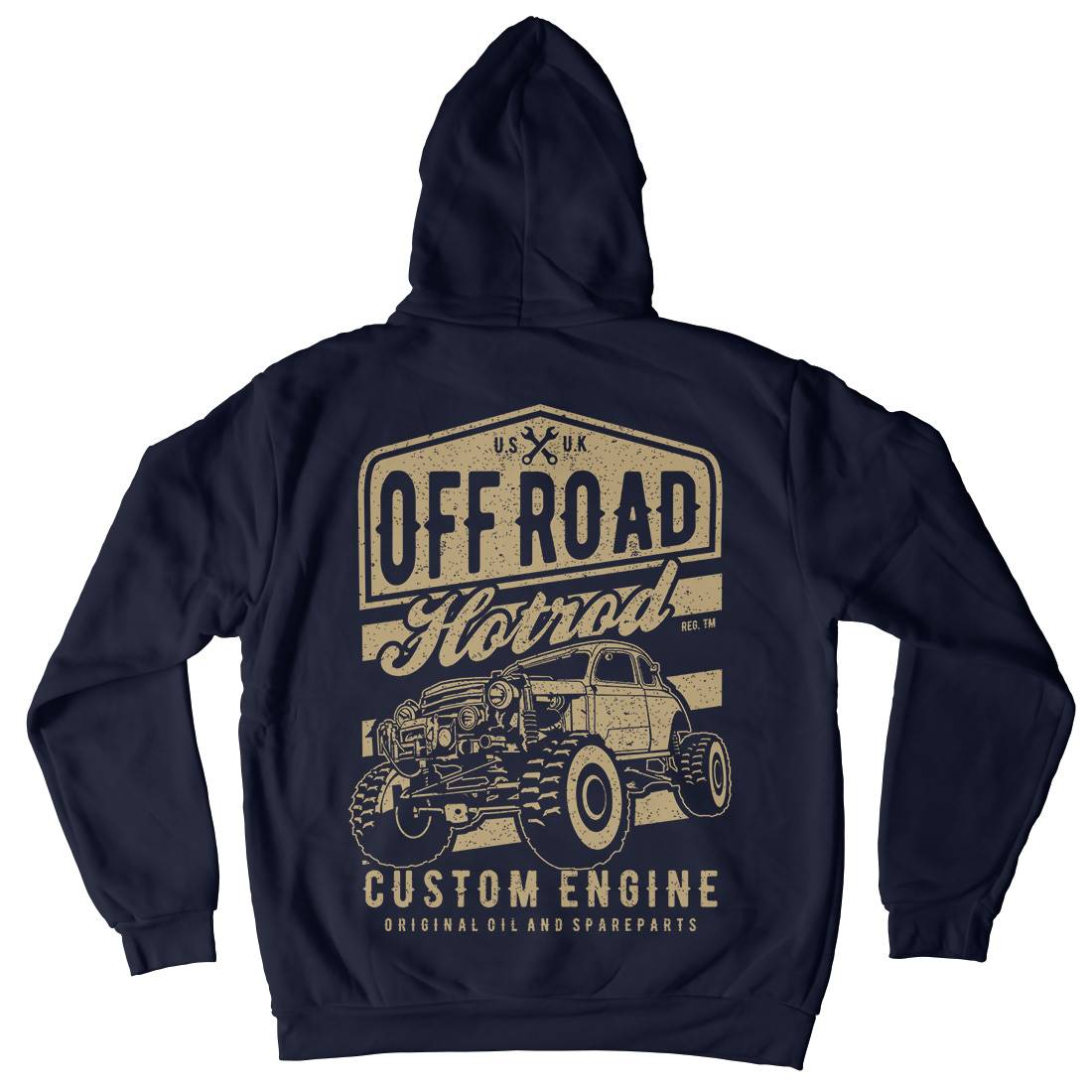 Offroad Hotrod Kids Crew Neck Hoodie Cars A730