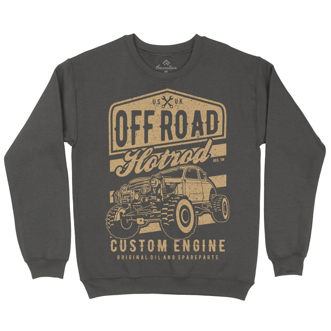 Offroad Hotrod Mens Crew Neck Sweatshirt Cars A730