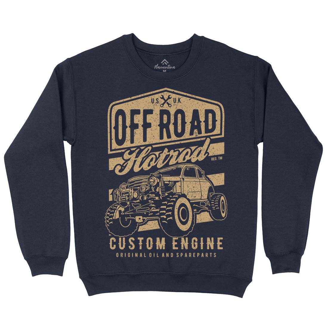 Offroad Hotrod Kids Crew Neck Sweatshirt Cars A730