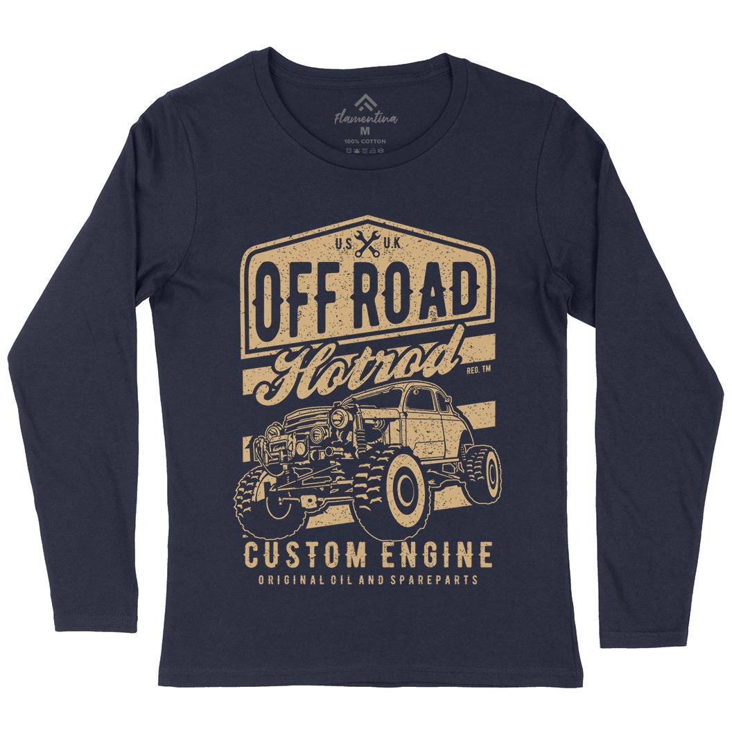 Offroad Hotrod Womens Long Sleeve T-Shirt Cars A730