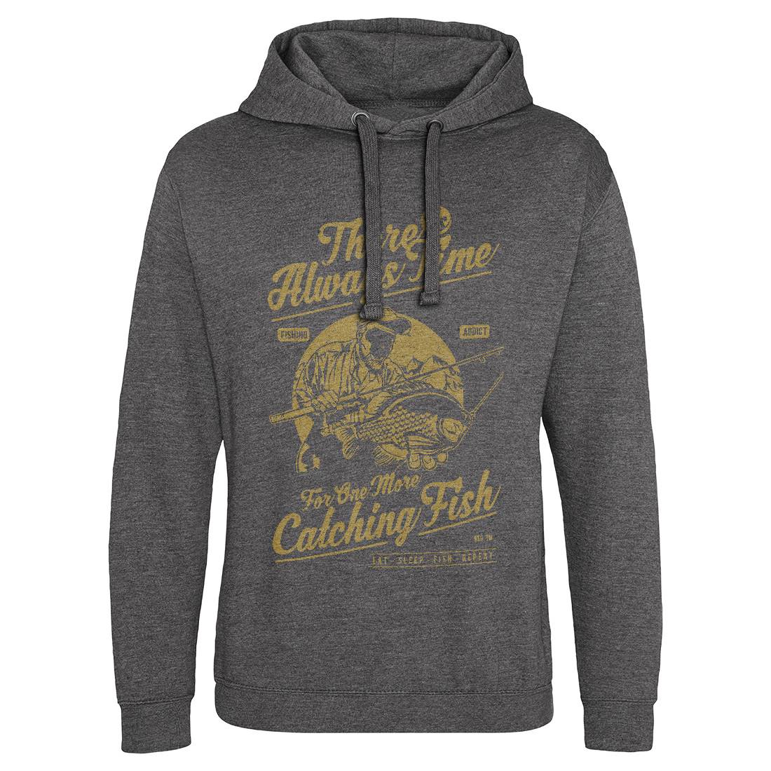 One More Catching Mens Hoodie Without Pocket Fishing A731
