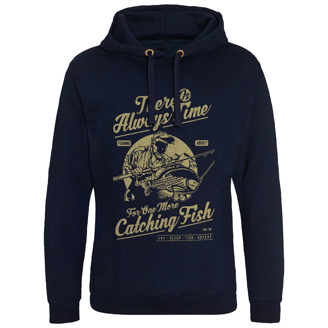 One More Catching Mens Hoodie Without Pocket Fishing A731