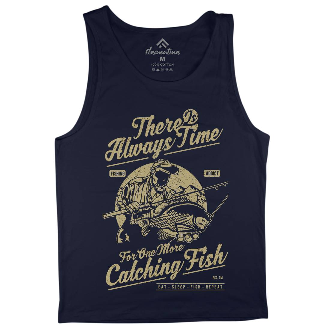 One More Catching Mens Tank Top Vest Fishing A731