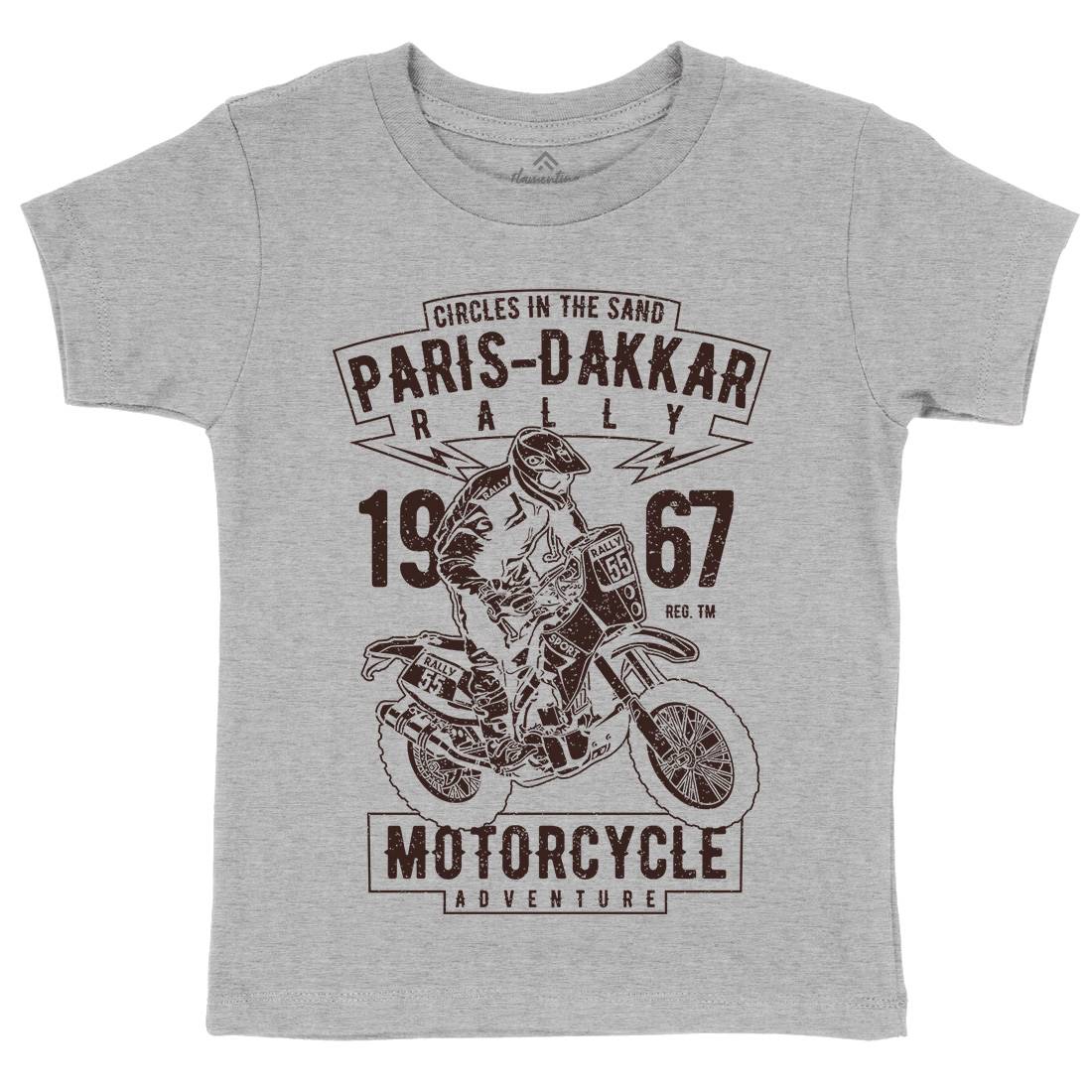Dakar Kids Crew Neck T-Shirt Motorcycles A732