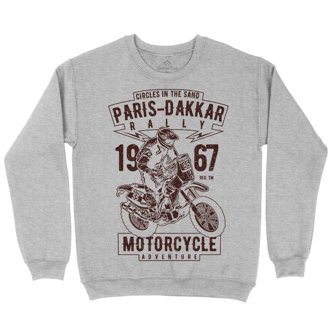 Dakar Kids Crew Neck Sweatshirt Motorcycles A732