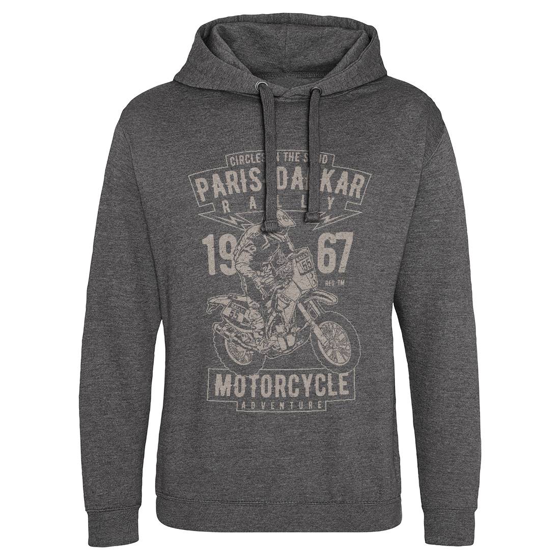 Dakar Mens Hoodie Without Pocket Motorcycles A732