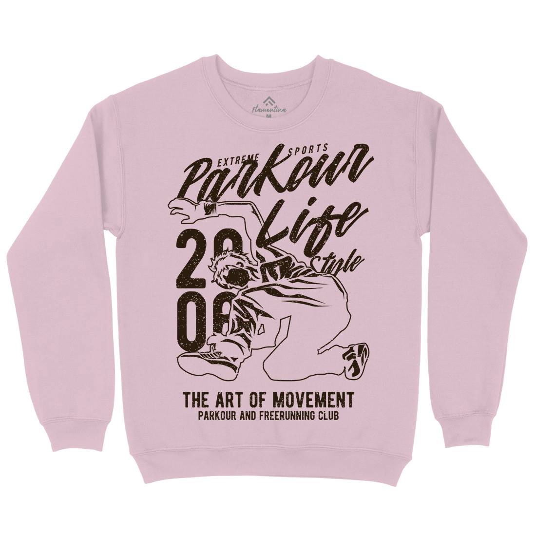 Parkour Life Style Kids Crew Neck Sweatshirt Sport A733
