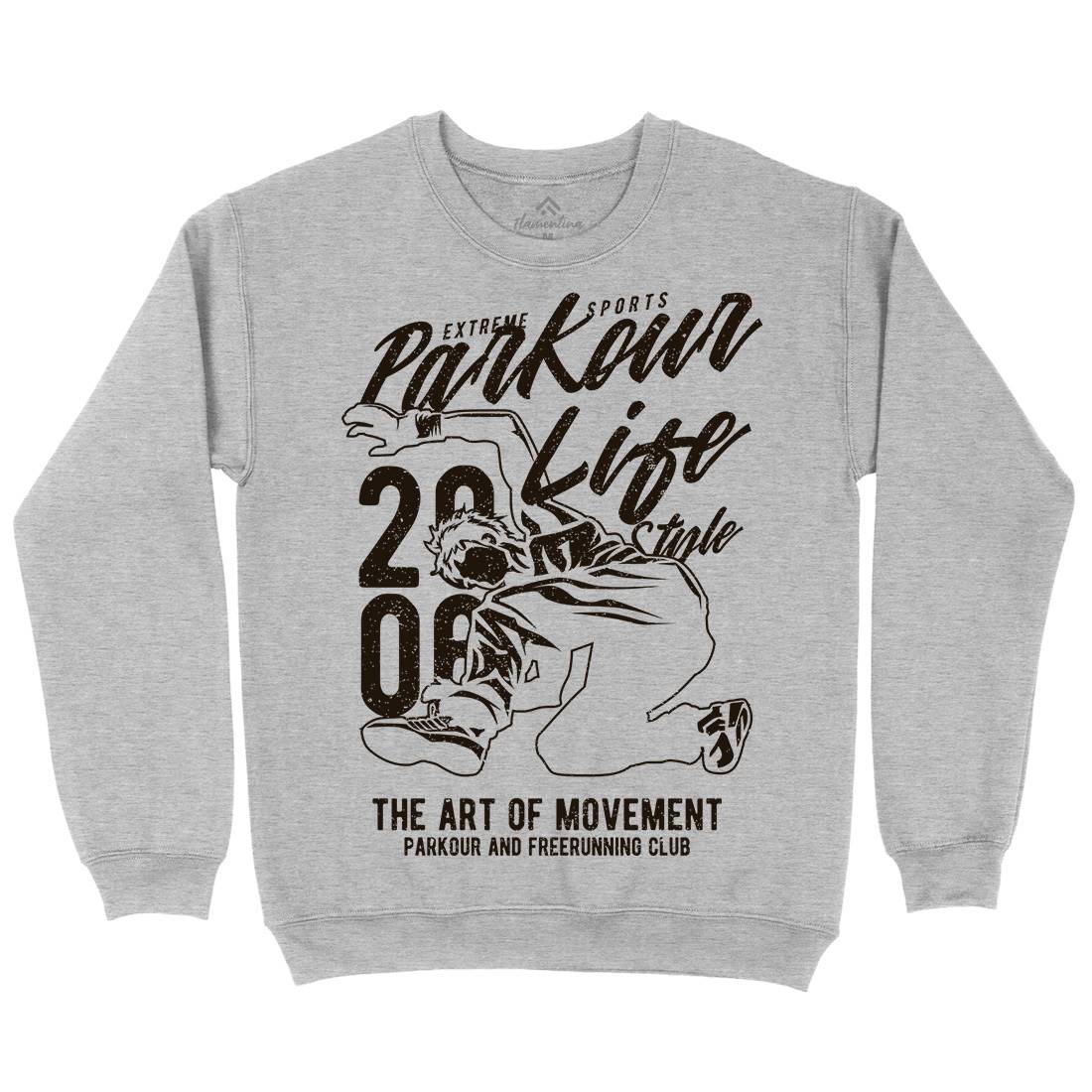 Parkour Life Style Kids Crew Neck Sweatshirt Sport A733
