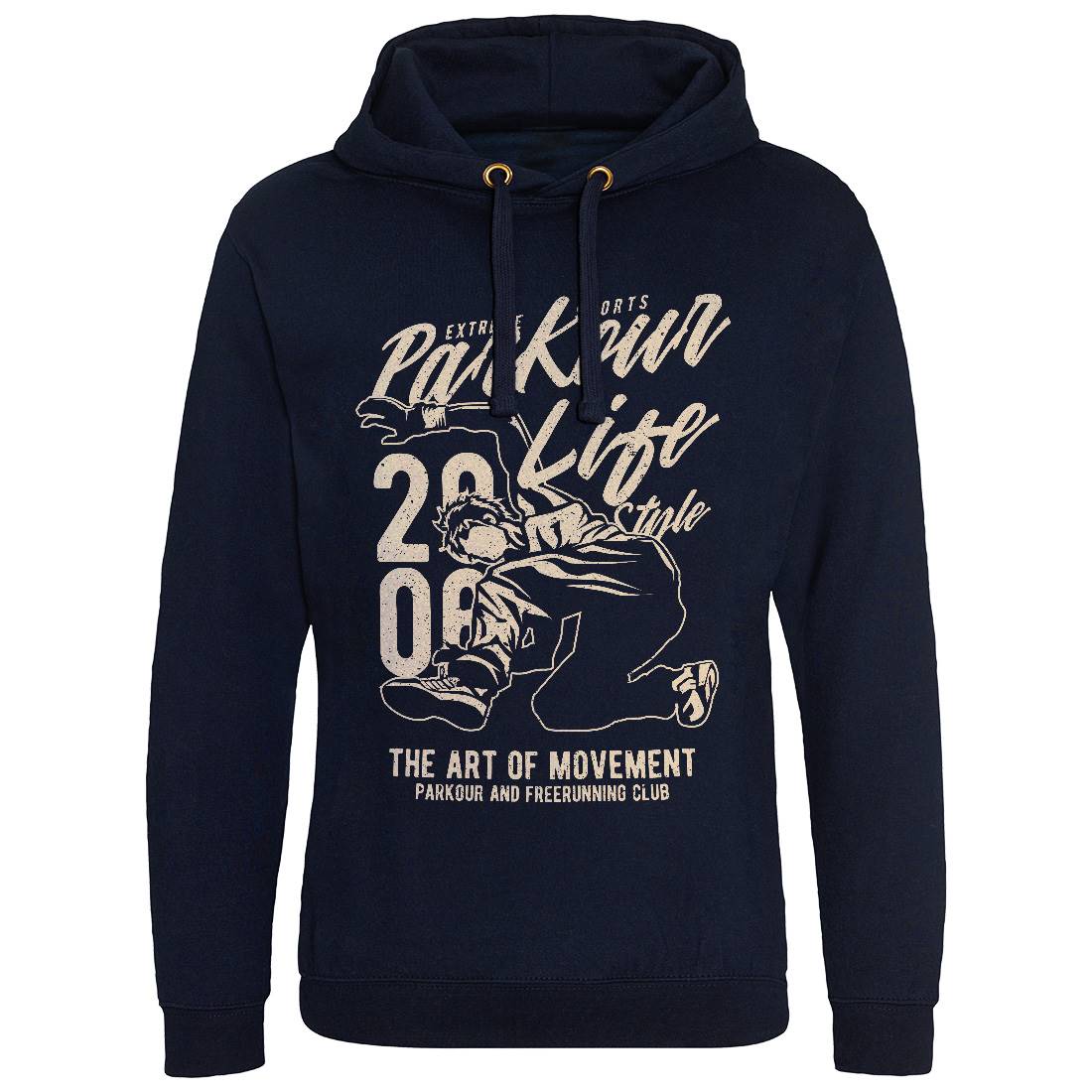 Parkour Life Style Mens Hoodie Without Pocket Sport A733