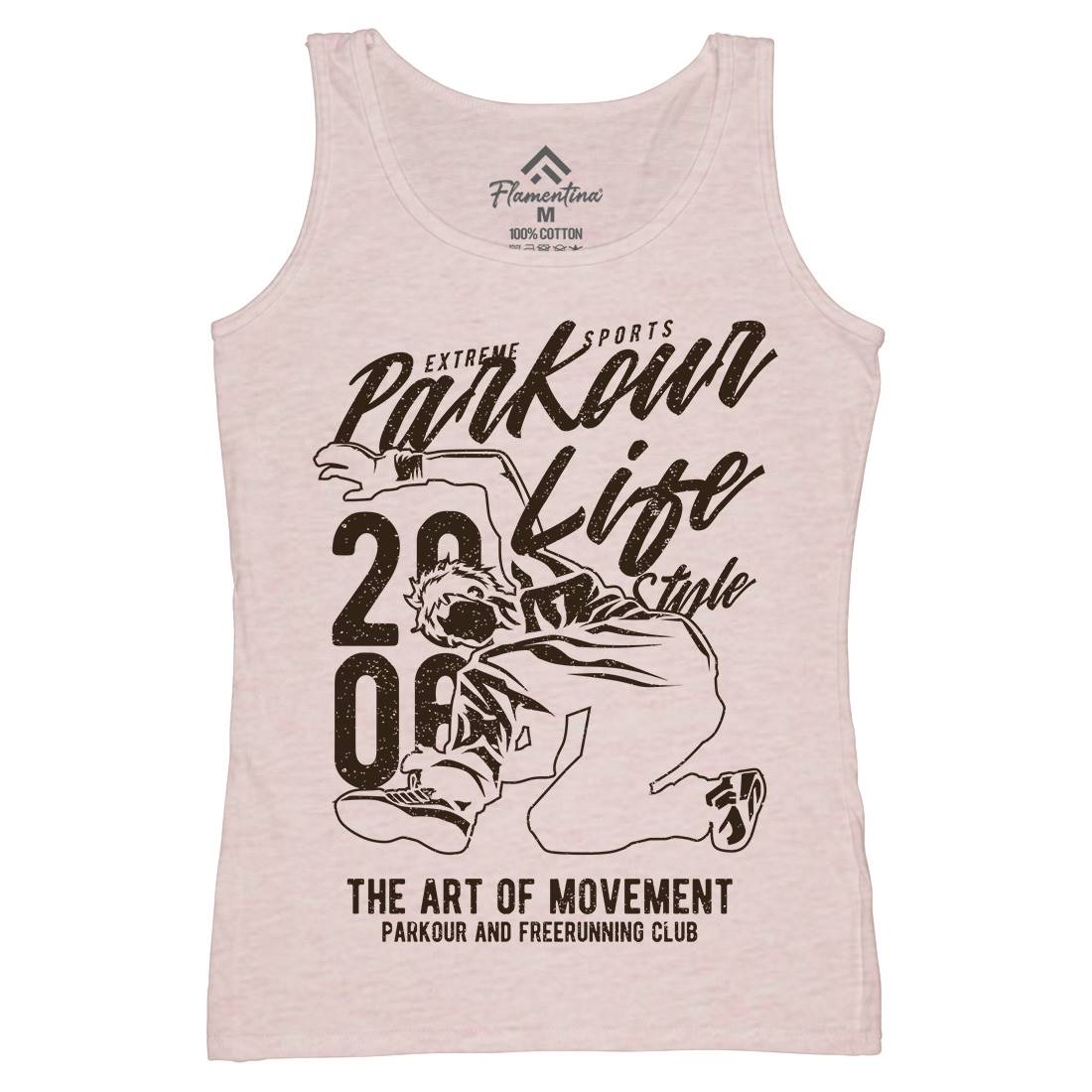 Parkour Life Style Womens Organic Tank Top Vest Sport A733