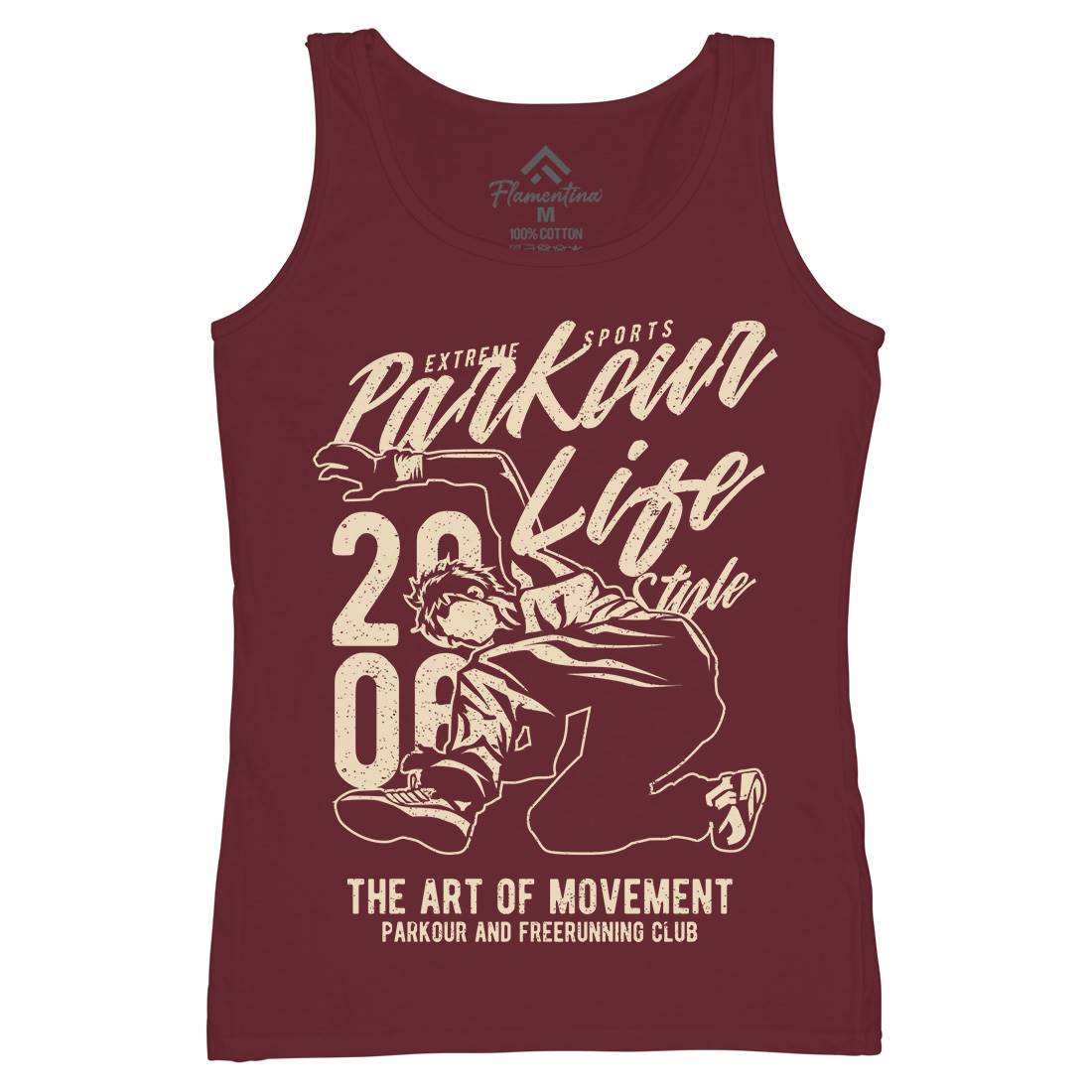 Parkour Life Style Womens Organic Tank Top Vest Sport A733