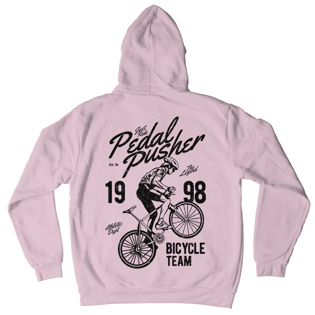 Pedal Pusher Kids Crew Neck Hoodie Bikes A734