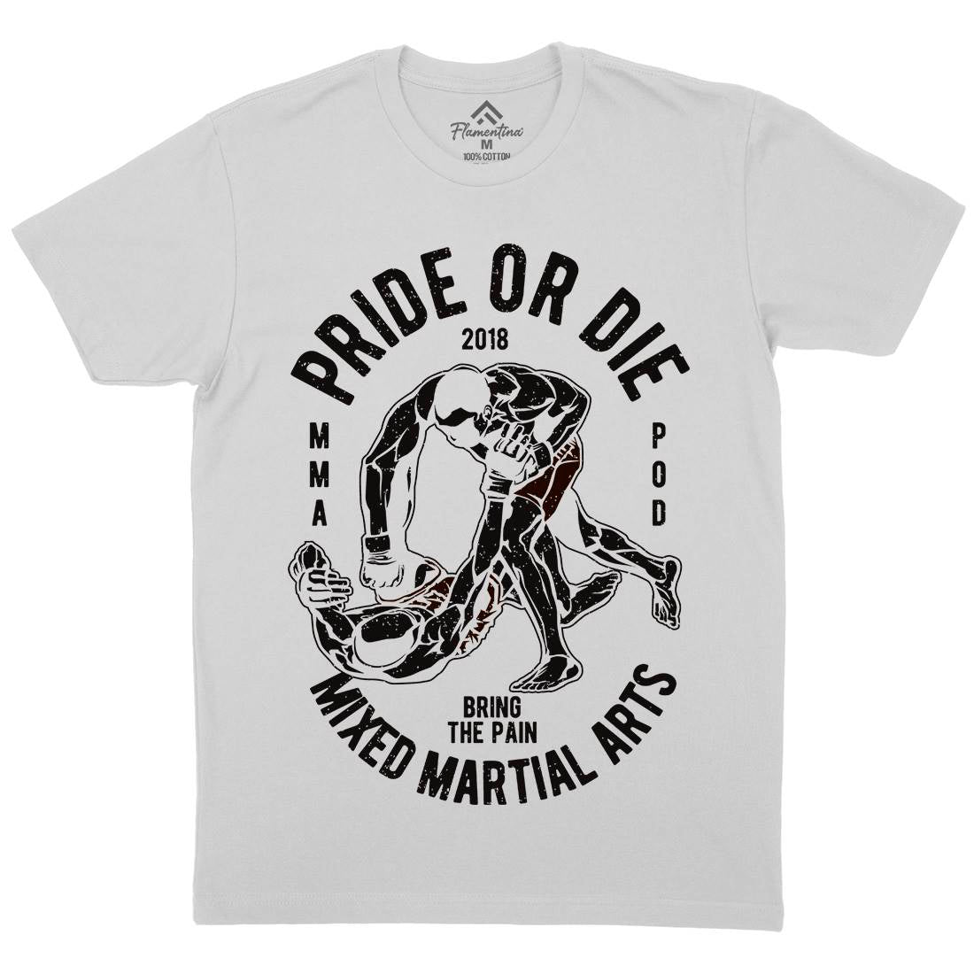 Pride Or Die Mens Crew Neck T-Shirt Sport A735