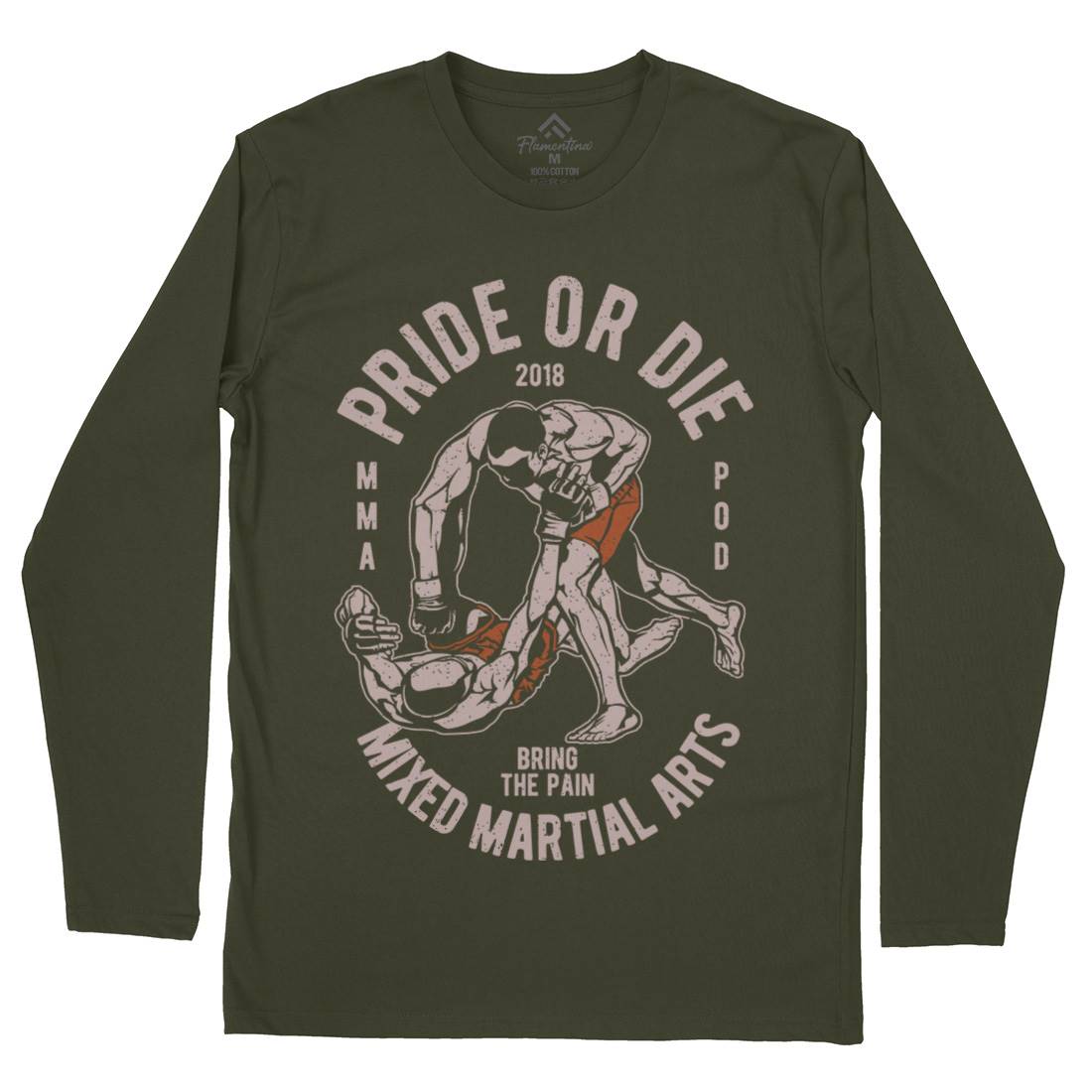 Pride Or Die Mens Long Sleeve T-Shirt Sport A735