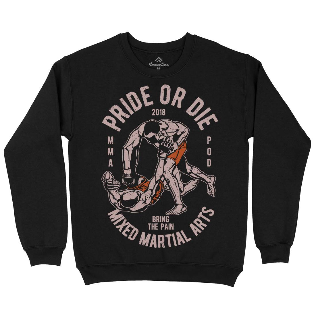 Pride Or Die Mens Crew Neck Sweatshirt Sport A735