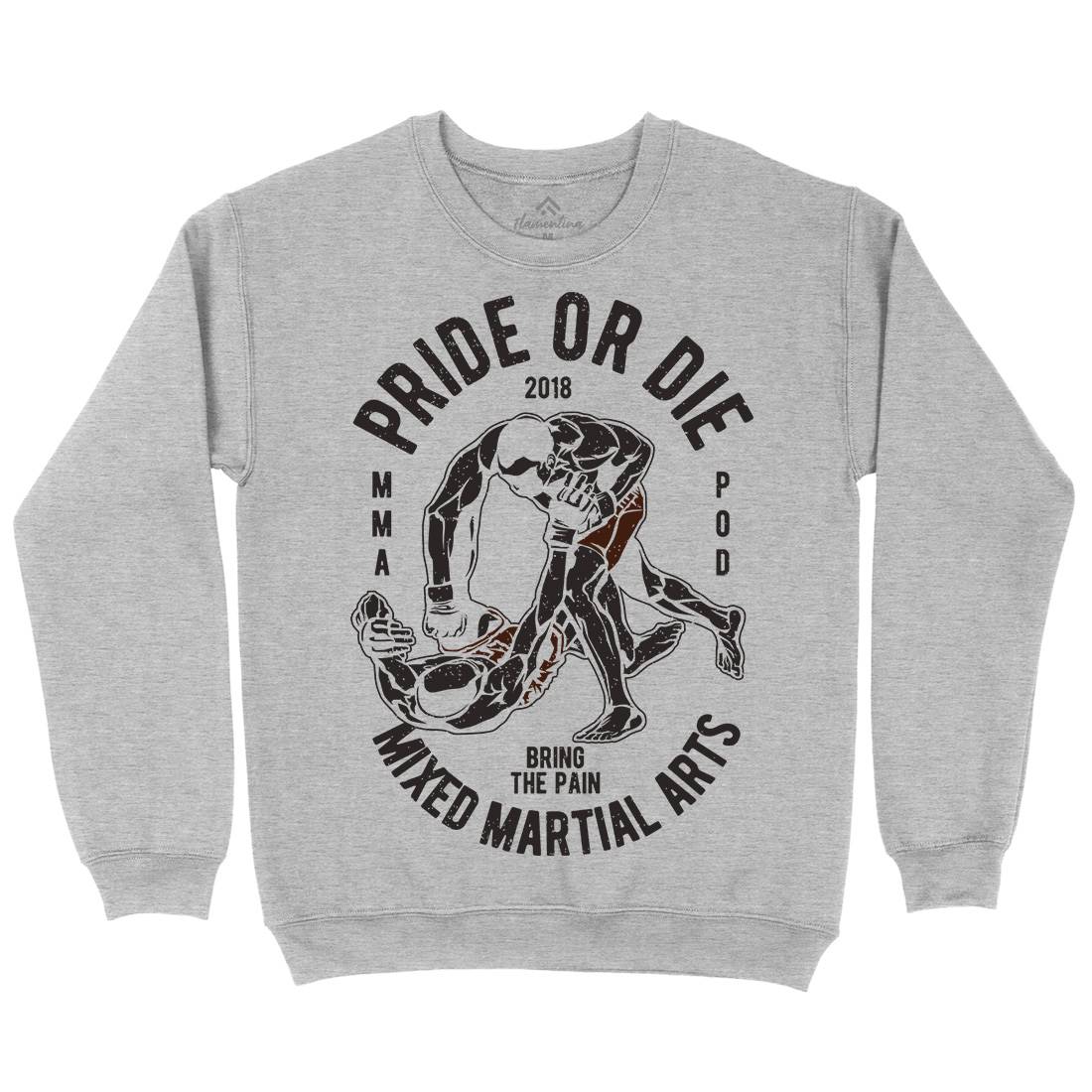 Pride Or Die Mens Crew Neck Sweatshirt Sport A735