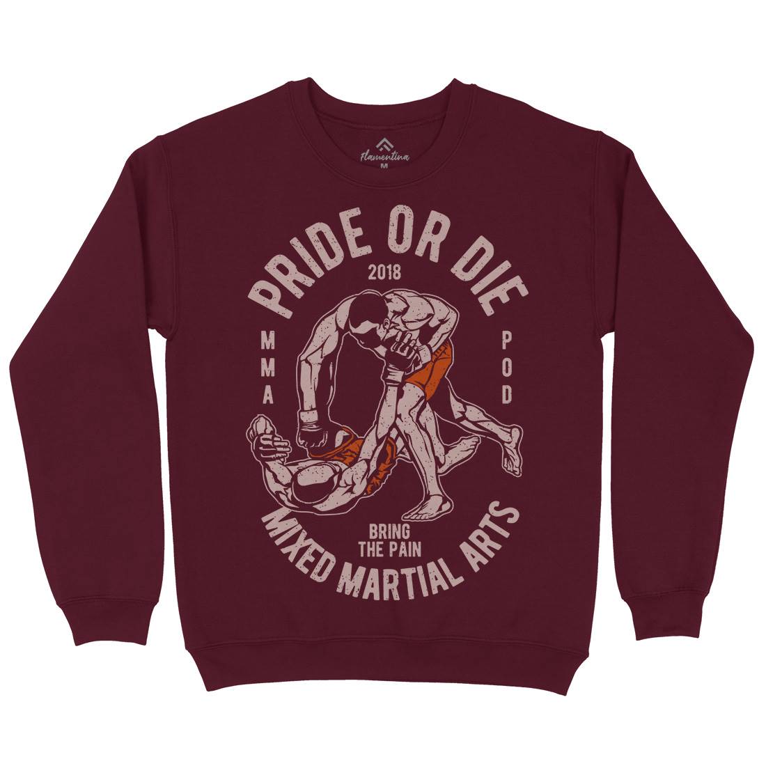 Pride Or Die Mens Crew Neck Sweatshirt Sport A735