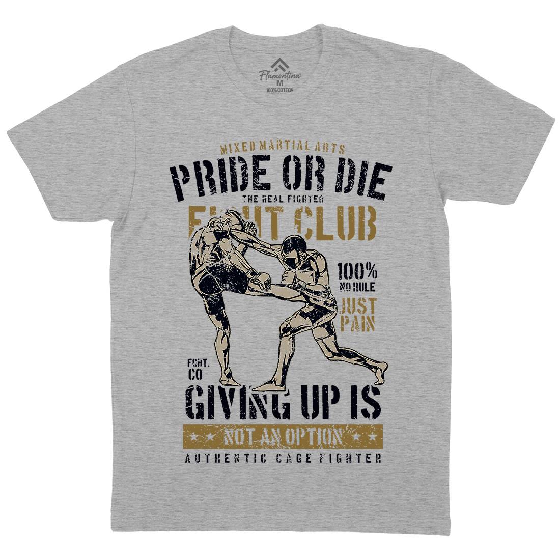 Pride Or Die Mens Crew Neck T-Shirt Sport A736