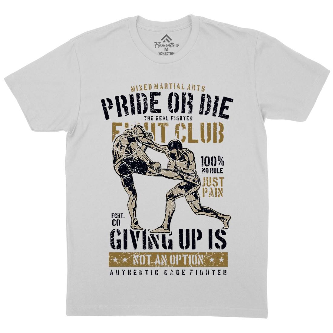 Pride Or Die Mens Crew Neck T-Shirt Sport A736