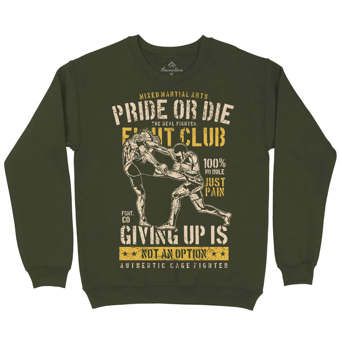 Pride Or Die Mens Crew Neck Sweatshirt Sport A736