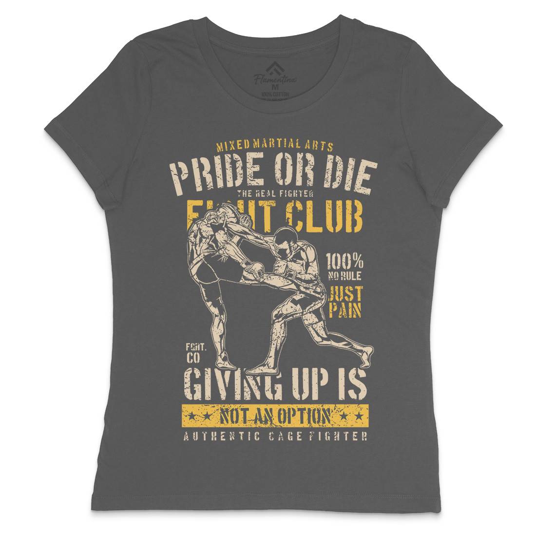 Pride Or Die Womens Crew Neck T-Shirt Sport A736