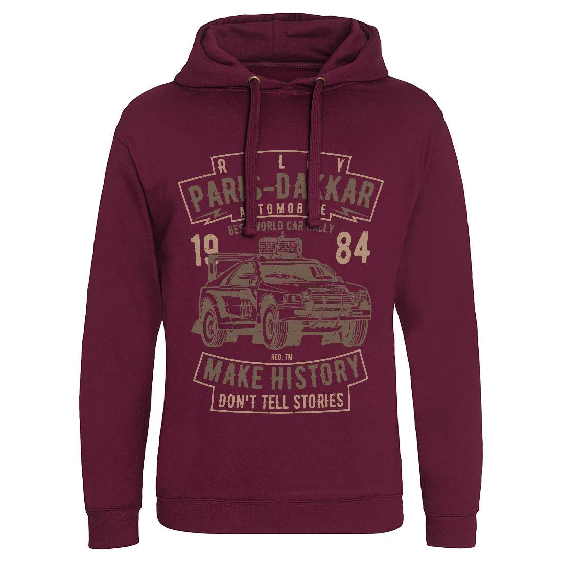 Rally Mens Hoodie Without Pocket Cars A738