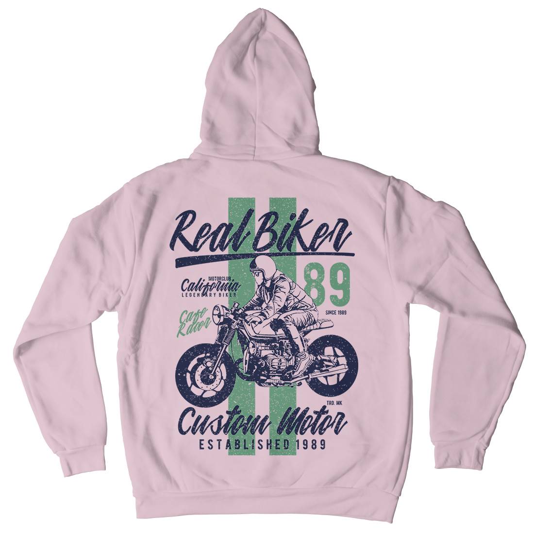 Real Biker Kids Crew Neck Hoodie Motorcycles A739