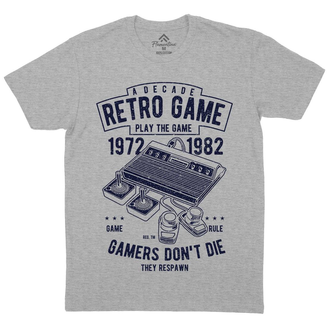 Retro Game Club Mens Crew Neck T-Shirt Geek A741