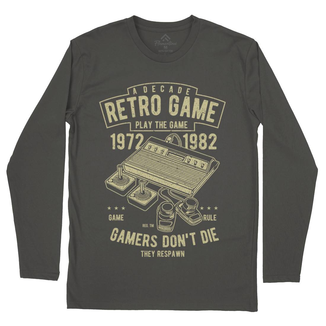 Retro Game Club Mens Long Sleeve T-Shirt Geek A741