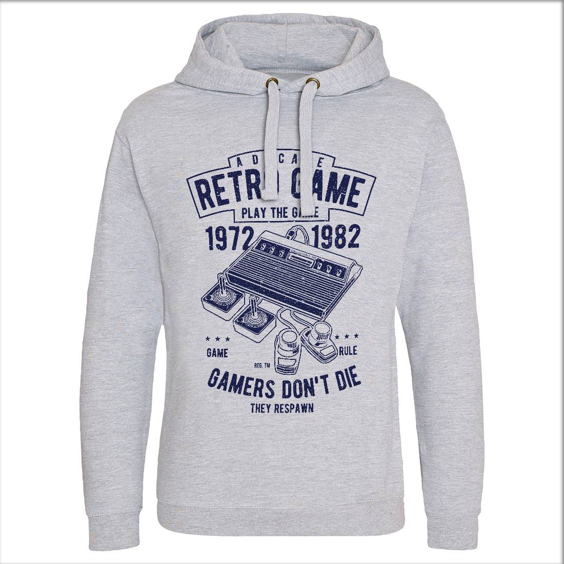Retro Game Club Mens Hoodie Without Pocket Geek A741