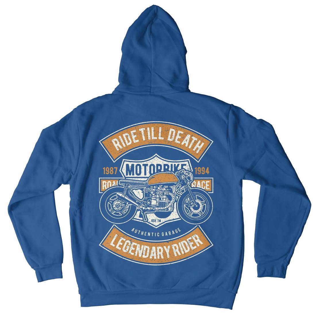 Ride Till Death Kids Crew Neck Hoodie Motorcycles A743