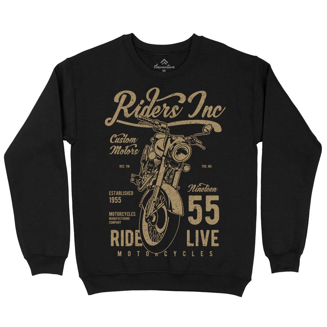 Riders Kids Crew Neck Sweatshirt Motorcycles A744
