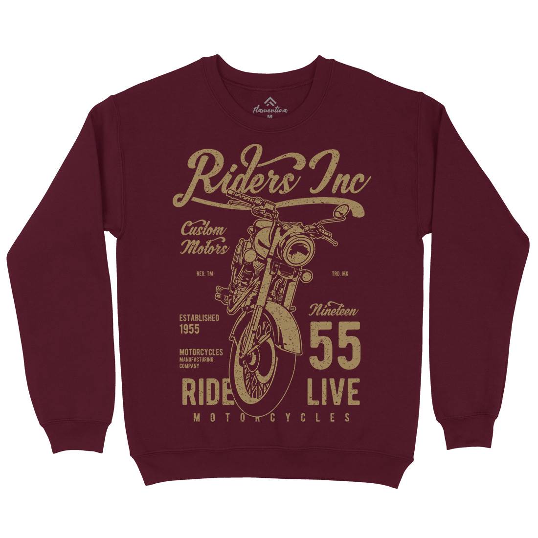 Riders Kids Crew Neck Sweatshirt Motorcycles A744