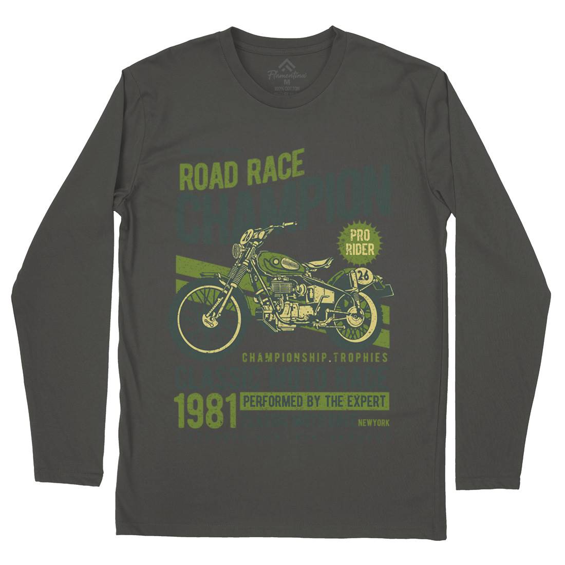 Road Race Champion Mens Long Sleeve T-Shirt Motorcycles A745